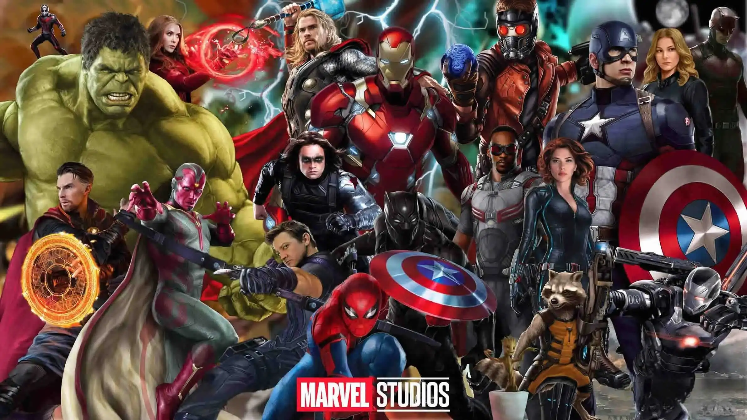 The numerous heroes in the Marvel universe