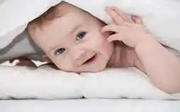 flip clock screen background of A cute little baby smiling