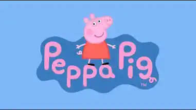 flip clock screen background of Cute Little Pig - Peppa Pig